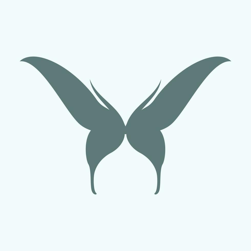 elegant fjäril ikon vektor - graciös och mångsidig insekt symbol för kreativ projekt