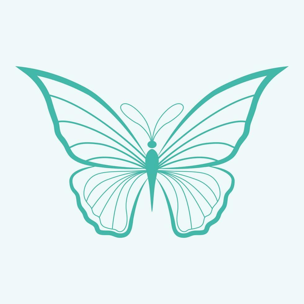 elegant Schmetterling Symbol Vektor - - anmutig und vielseitig Insekt Symbol zum kreativ Projekte