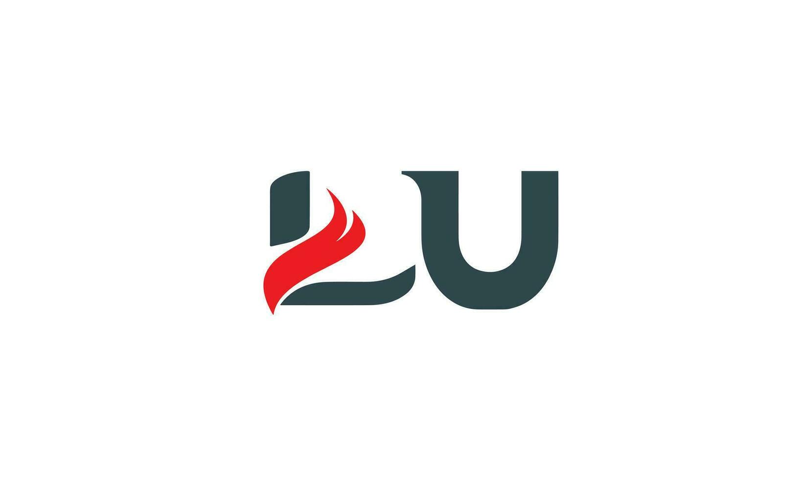 lu, ul Logo Design Vorlage Vektor Illustration