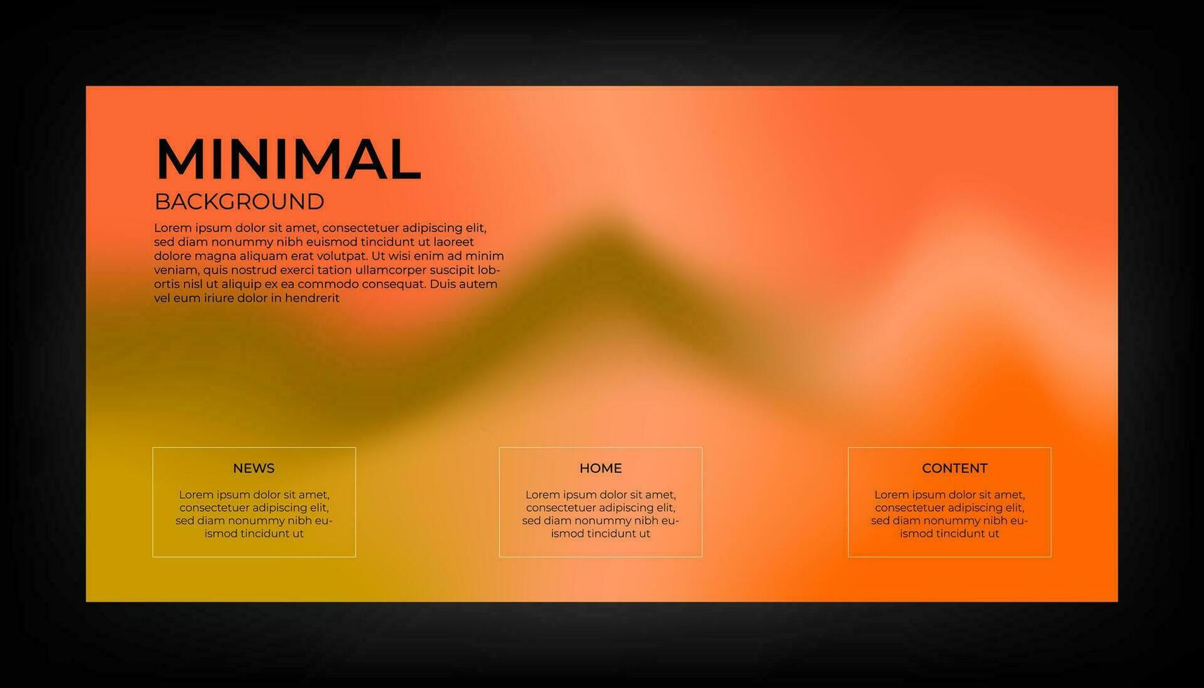 modern Hintergrund Design mit Gradient und Korn Textur. minimalistisch Gradient Hintergrund mit geometrisch Formen zum Webseite Design, Landung Buchseite, Hintergrund, Banner, Poster, Flyer, und Präsentation vektor