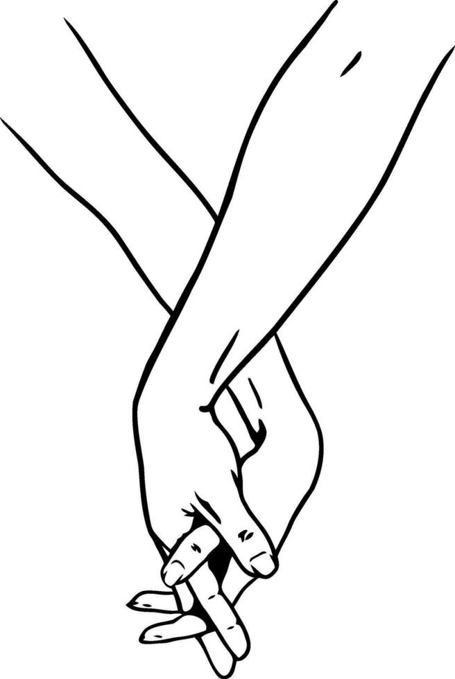 kärleksfull hand innehav cnc vänlig vektor