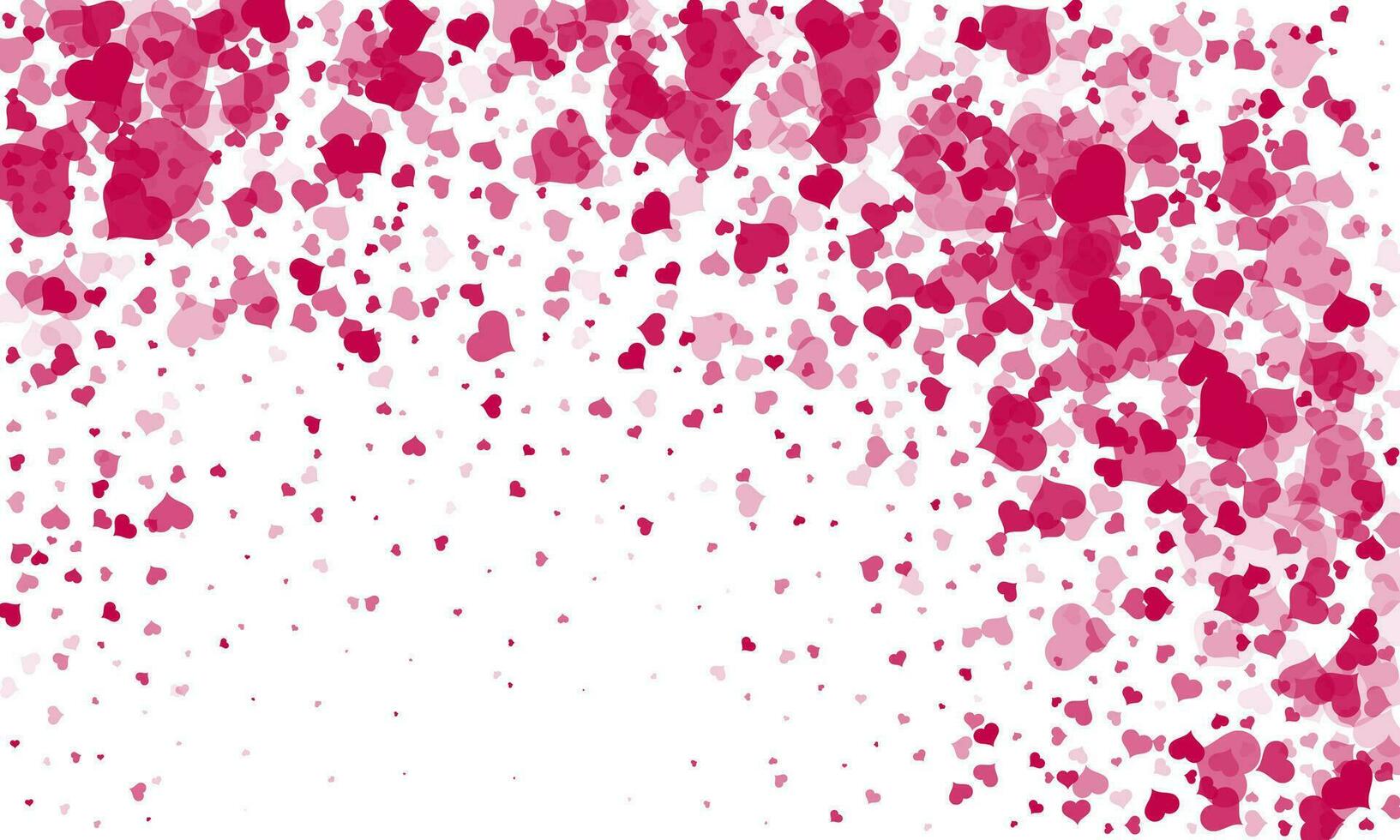 glücklicher valentinstag hintergrund. abstrakte herzen für valentinstag hintergrunddesign. Vektor-Illustration. vektor
