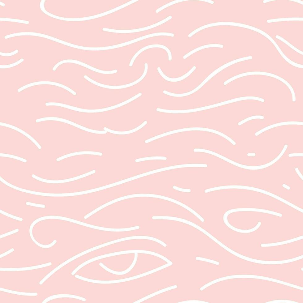en rosa bakgrund med en Vinka mönster vektor