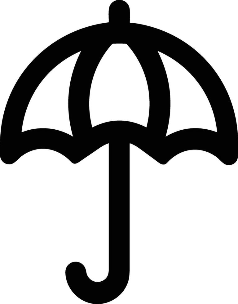 Regenschirm Schutz Symbol Symbol Vektor Bild. Illustration von das Sicherheit schützen Regenschirm Sicherheit Design Bild