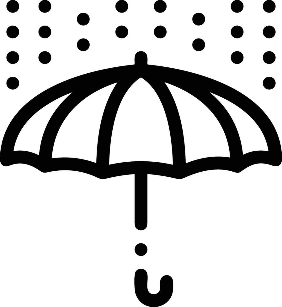 Regenschirm Schutz Symbol Symbol Vektor Bild. Illustration von das Sicherheit schützen Regenschirm Sicherheit Design Bild