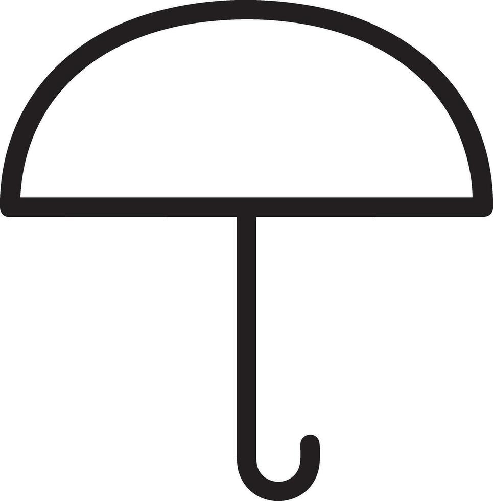 Regenschirm Schutz Symbol Symbol Vektor Bild. Illustration von das Sicherheit schützen Regenschirm Sicherheit Design Bild