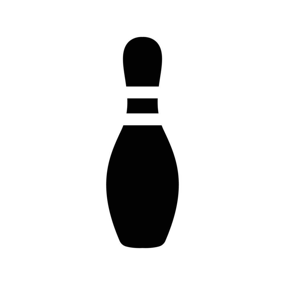 Bowling Symbol Vektor Design Vorlage einfach und sauber