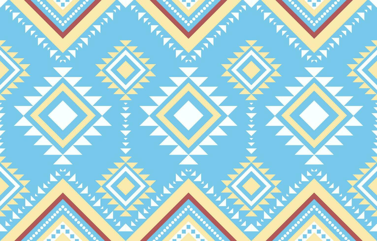 ethnisch abstrakt Ikat Kunst. aztekisch Ornament drucken. geometrisch ethnisch Muster nahtlos Farbe orientalisch. Design zum Hintergrund ,Vorhang, Teppich, Hintergrund, Kleidung, Verpackung, Batik, Vektor Illustration.