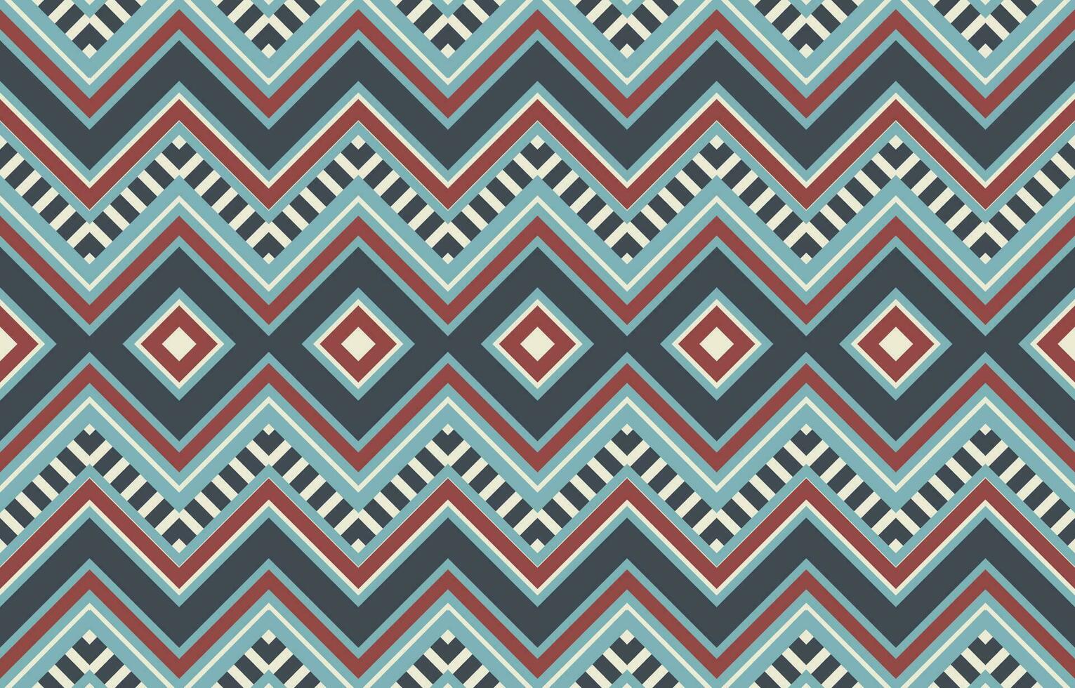 etnisk abstrakt ikat konst. aztec prydnad skriva ut. geometrisk etnisk mönster sömlös Färg orientalisk. design för bakgrund ,ridå, matta, tapet, Kläder, omslag, batik, vektor illustration.