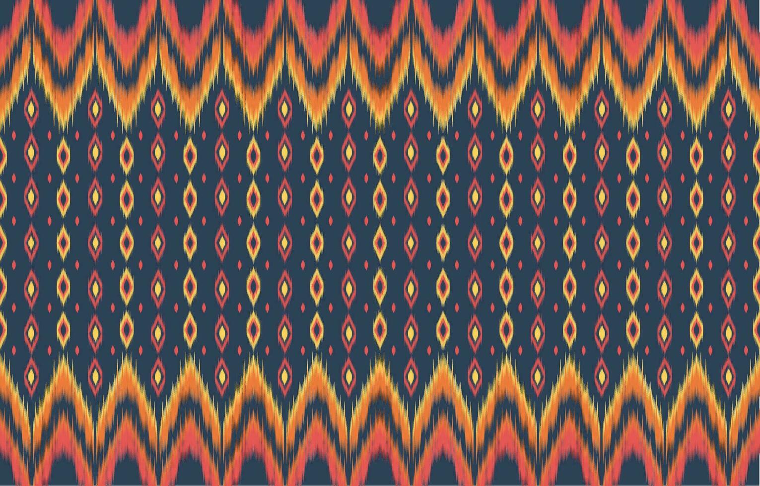 etnisk abstrakt ikat konst. aztec prydnad skriva ut. geometrisk etnisk mönster sömlös Färg orientalisk. design för bakgrund ,ridå, matta, tapet, Kläder, omslag, batik, vektor illustration.