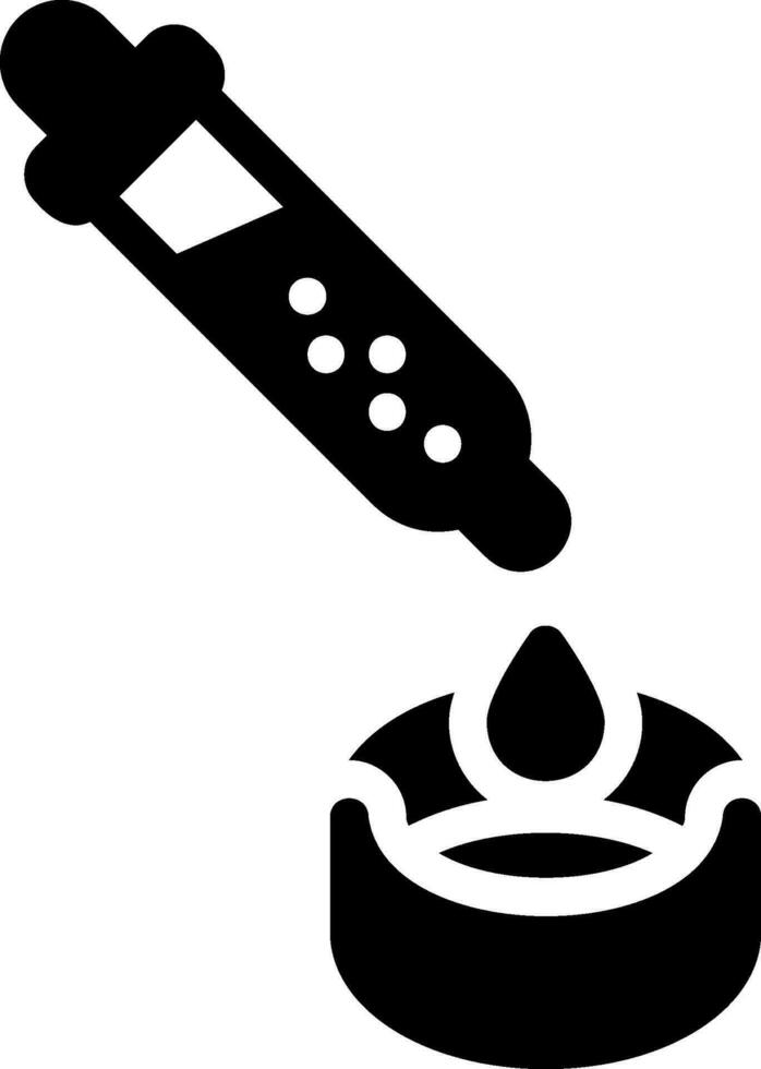 Platten Glyphe Symbol vektor