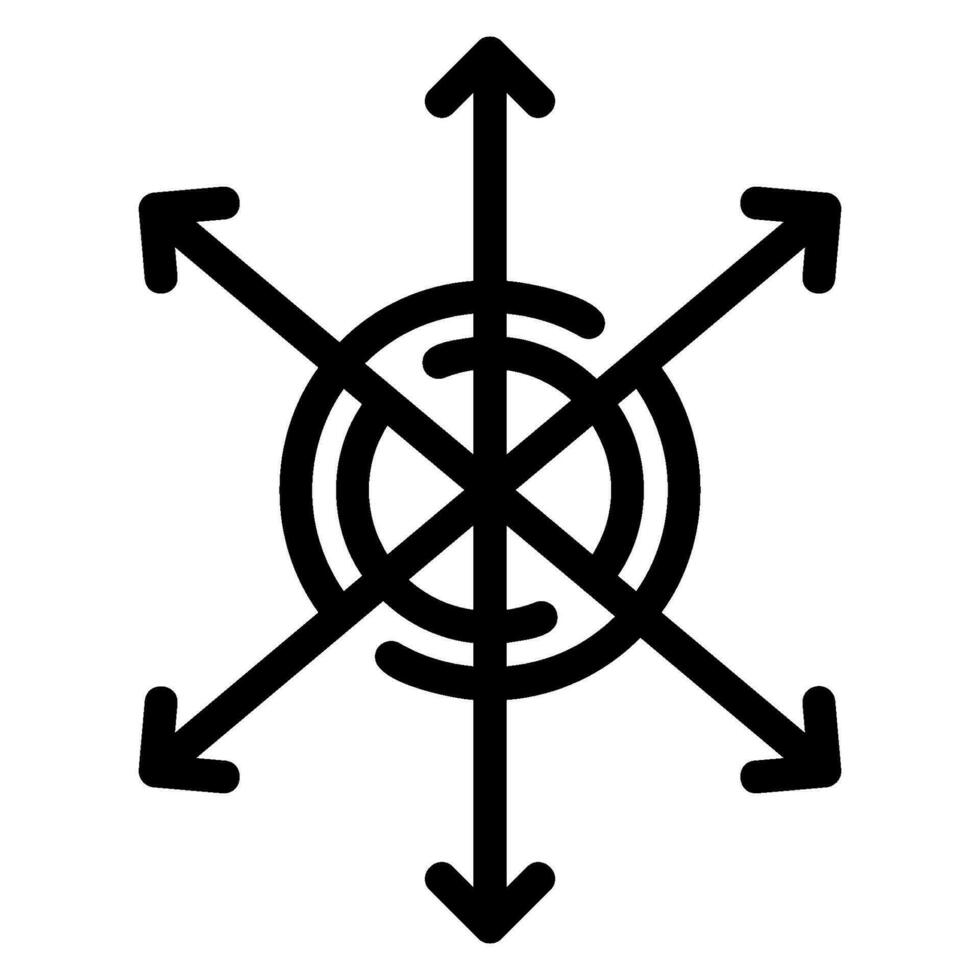 Symbol für die Bewegungssensorlinie vektor
