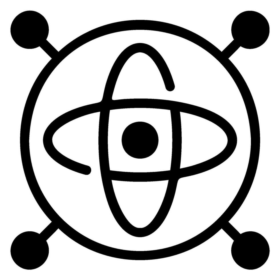 Bewegung Sensor-Techno Glyphe Symbol vektor