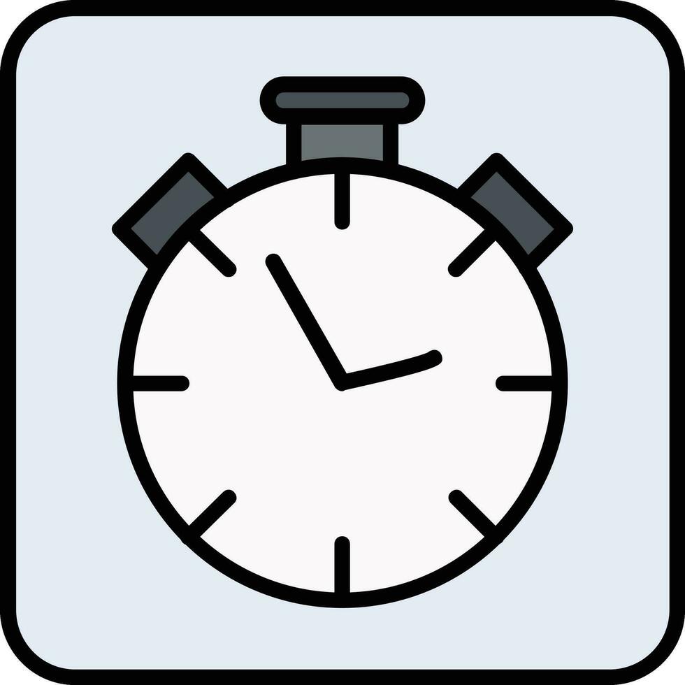 Timer gefüllt Symbol vektor