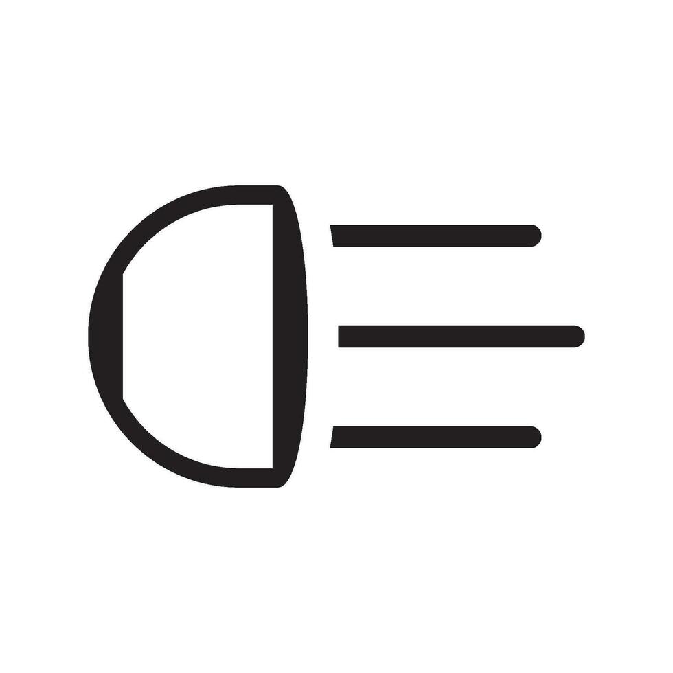 Auto Licht Symbol vektor