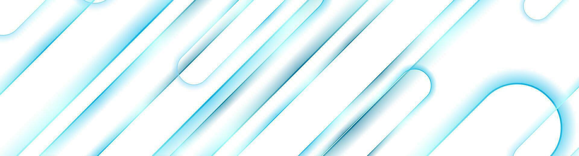 abstrakt futuristisch Technik minimal Hintergrund mit Blau Linien vektor