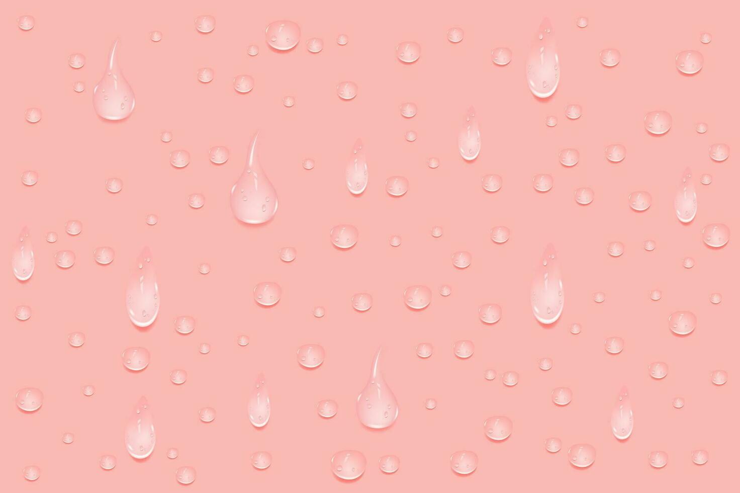 Flüssigkeit Rosa nass Tropfen von Gel oder Kollagen.verschüttet Pfützen von kosmetisch Serum oder Wasser. runden sauber Swatch von Wesen Lotion oder Gelee zum Haut Pflege.Schönheit Hintergrund mit Öl Tropfen. vektor