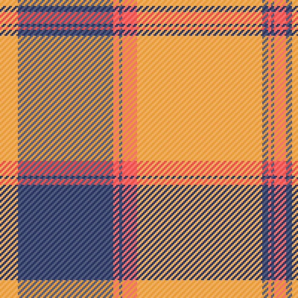 vektor mönster textur av textil- tartan bakgrund med en kolla upp sömlös pläd tyg.