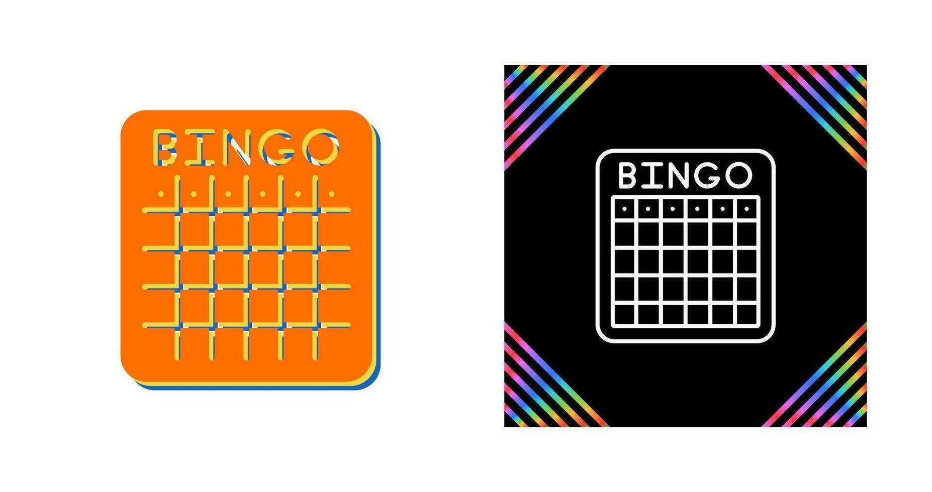 bingo vektor ikon