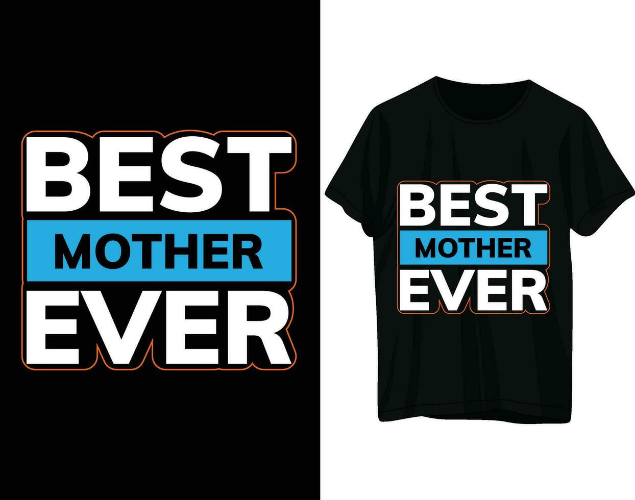 Beste Mutter je T-Shirt Design vektor