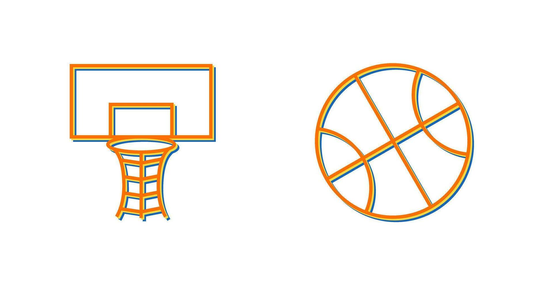 Basketball-Vektor-Symbol vektor