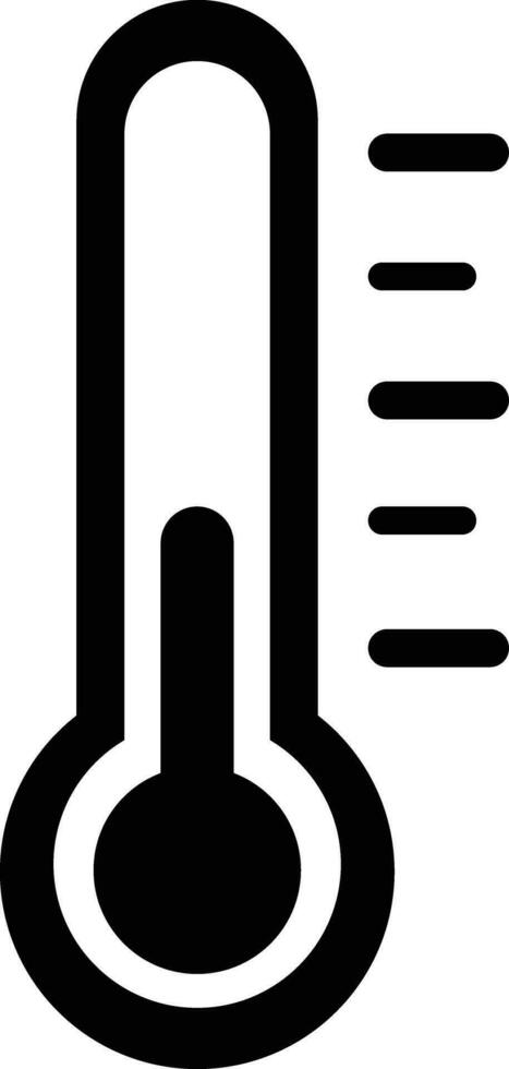 Thermometer warm kalt Symbol. Wetter unterzeichnen. Temperatur Messung Ausrüstung Symbol. Temperatur Rahmen Symbol. Single Objekt vektor