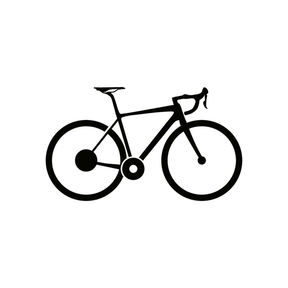 Vektor eben Stil Fahrrad Logo