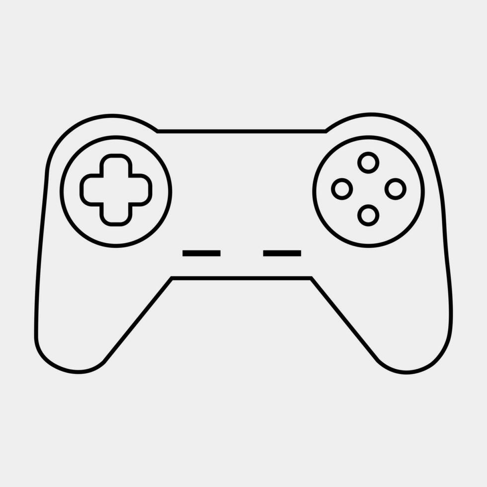 Gamecontroller-Symbol vektor