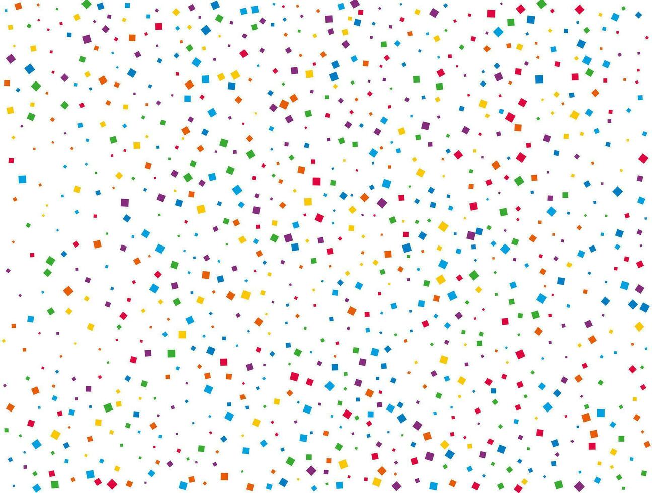 regnbåge kvadrater konfetti. regnbåge glitter konfetti bakgrund. ljus festlig textur. vektor illustration.
