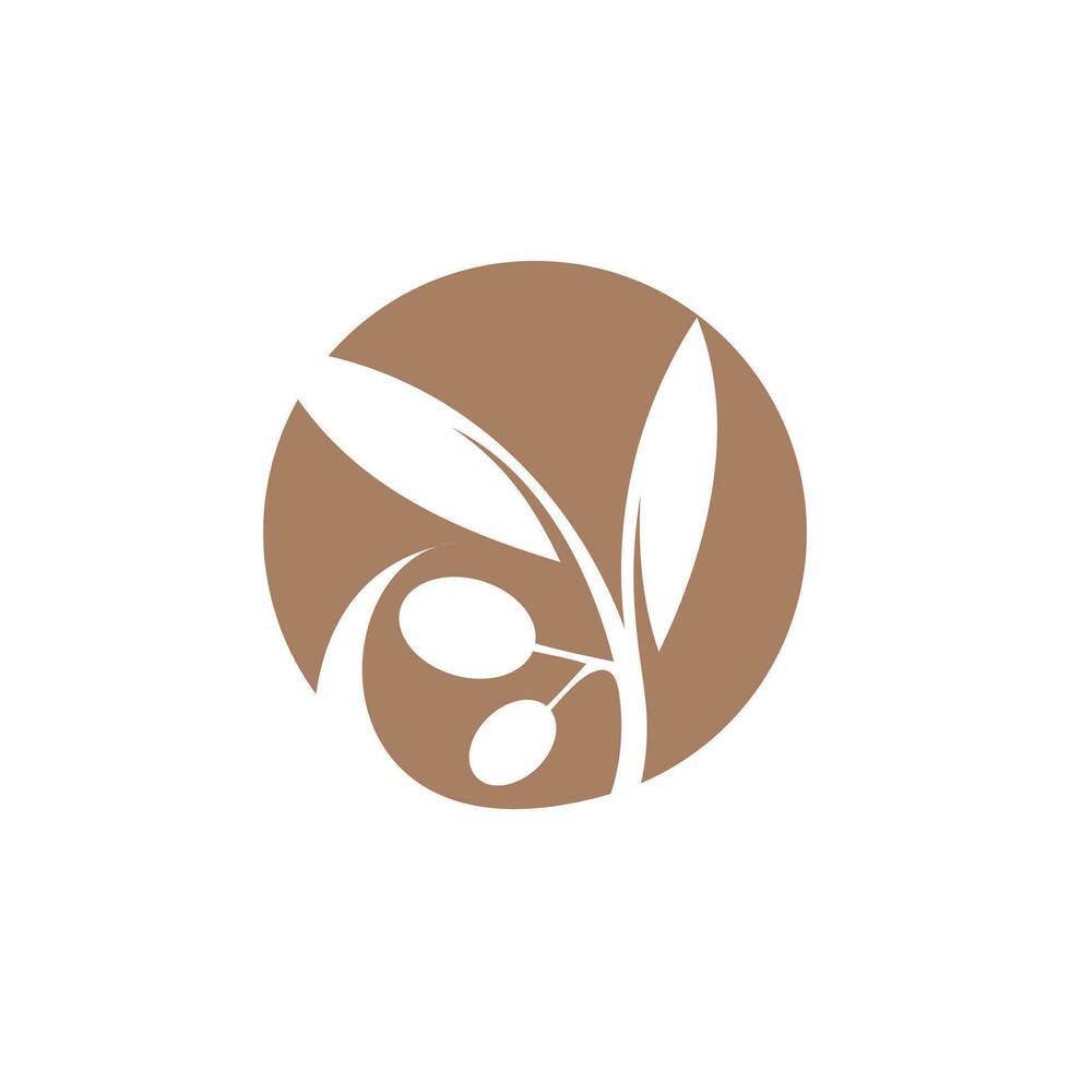 Olive Logo Design Symbol Element Vektor mit kreativ modern Konzept