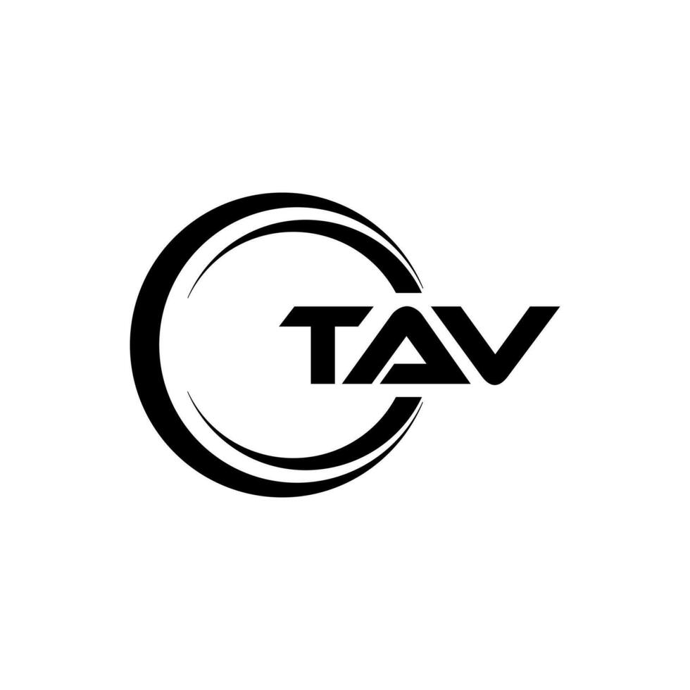 tav Brief Logo Design, Inspiration zum ein einzigartig Identität. modern Eleganz und kreativ Design. Wasserzeichen Ihre Erfolg mit das auffällig diese Logo. vektor