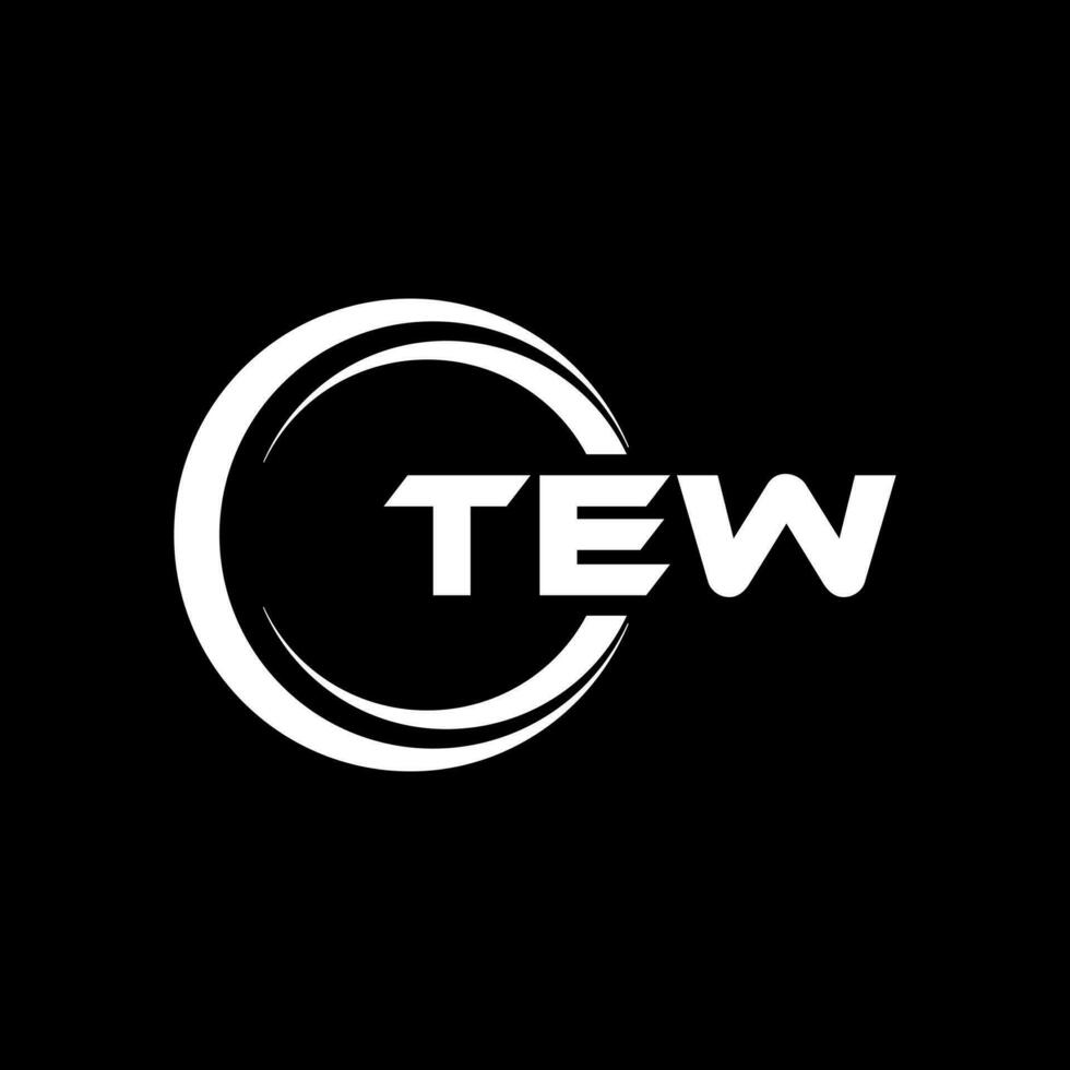 tew Brief Logo Design, Inspiration zum ein einzigartig Identität. modern Eleganz und kreativ Design. Wasserzeichen Ihre Erfolg mit das auffällig diese Logo. vektor