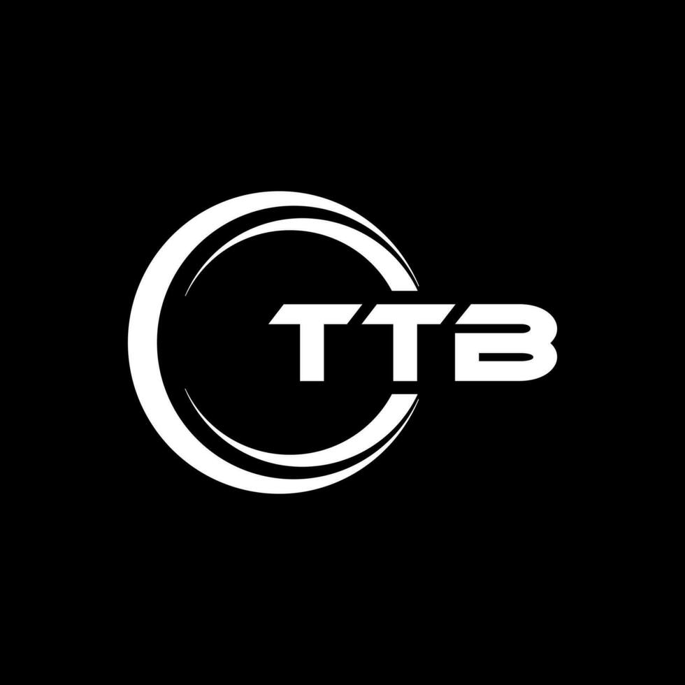 ttb Brief Logo Design, Inspiration zum ein einzigartig Identität. modern Eleganz und kreativ Design. Wasserzeichen Ihre Erfolg mit das auffällig diese Logo. vektor