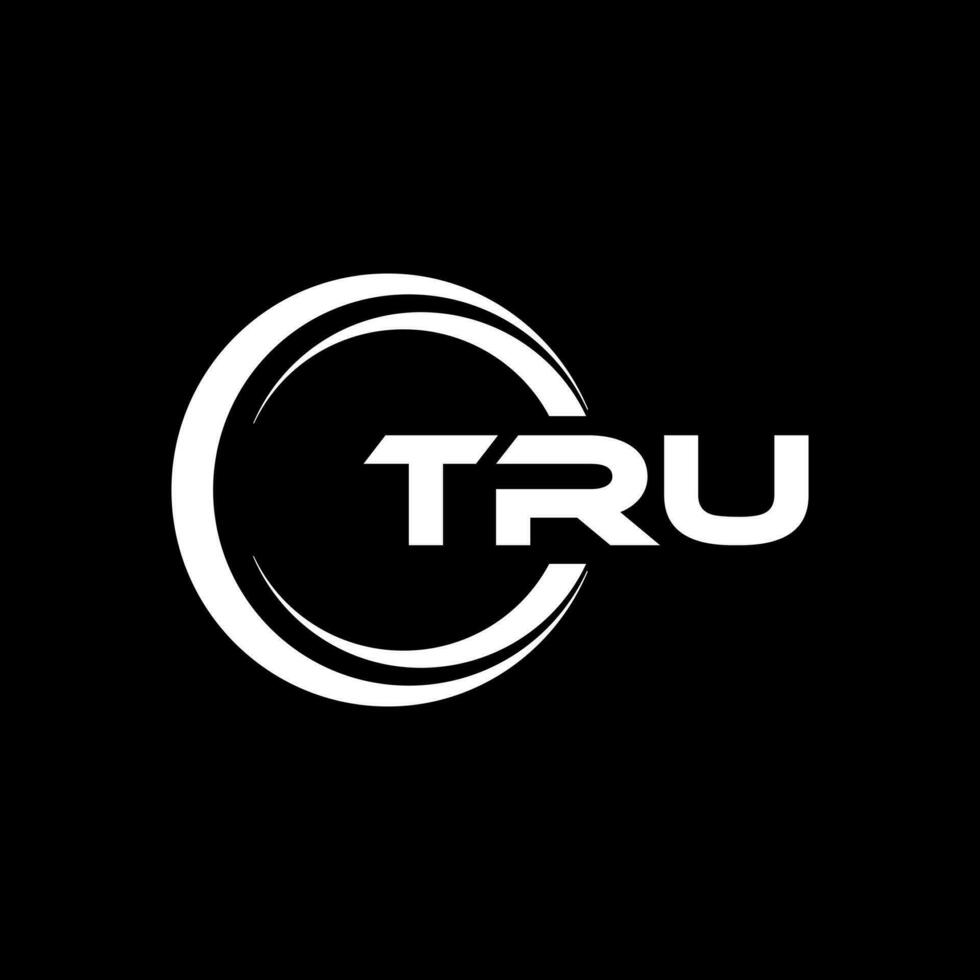 tru brev logotyp design, inspiration för en unik identitet. modern elegans och kreativ design. vattenmärke din Framgång med de slående detta logotyp. vektor