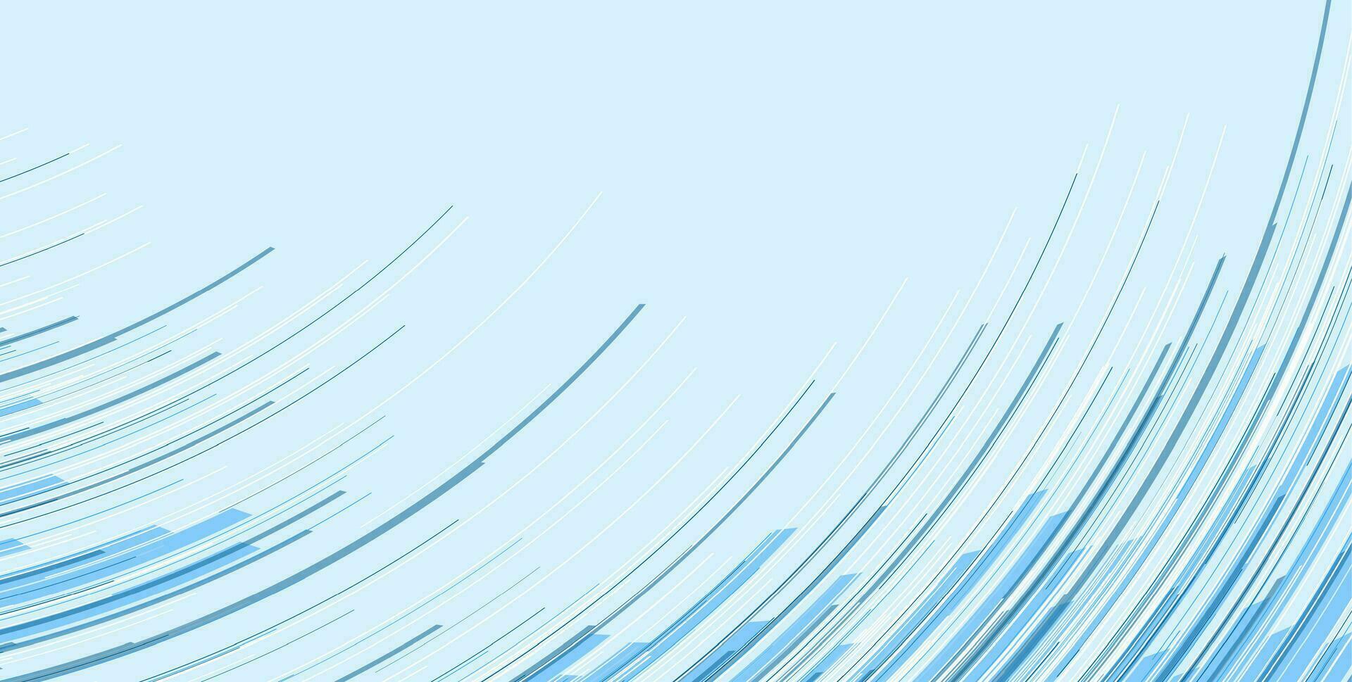 Blau Weiß minimal Linien abstrakt futuristisch Technik Hintergrund vektor