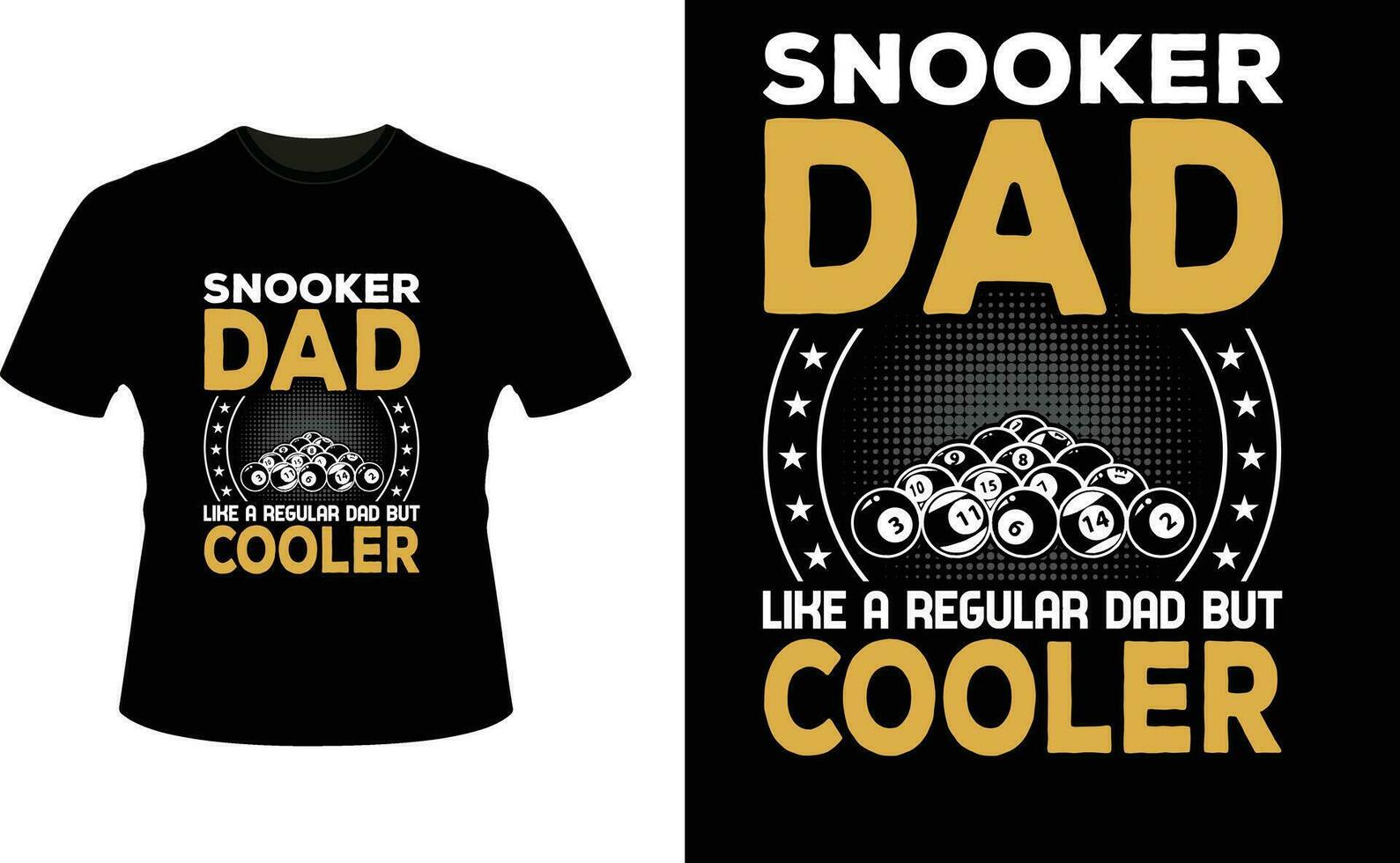 Snooker Papa mögen ein regulär Papa aber Kühler oder Papa Papa T-Shirt Design oder Vater Tag t Hemd Design vektor