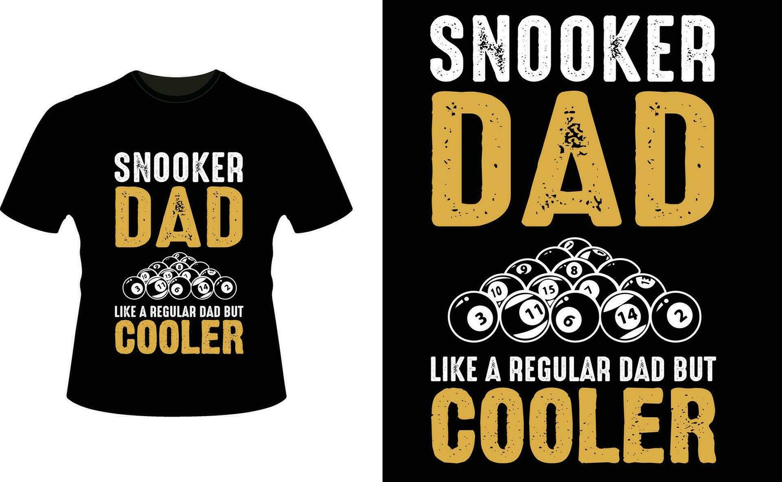 snooker pappa tycka om en regelbunden pappa men kylare eller pappa pappa tshirt design eller far dag t skjorta design vektor