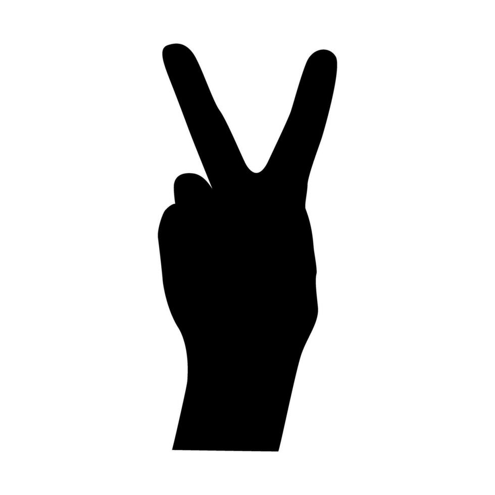 Hand Symbol Symbol Vektor. Hand Illustration unterzeichnen. Symbol gezeigt durch das Hand unterzeichnen. vektor