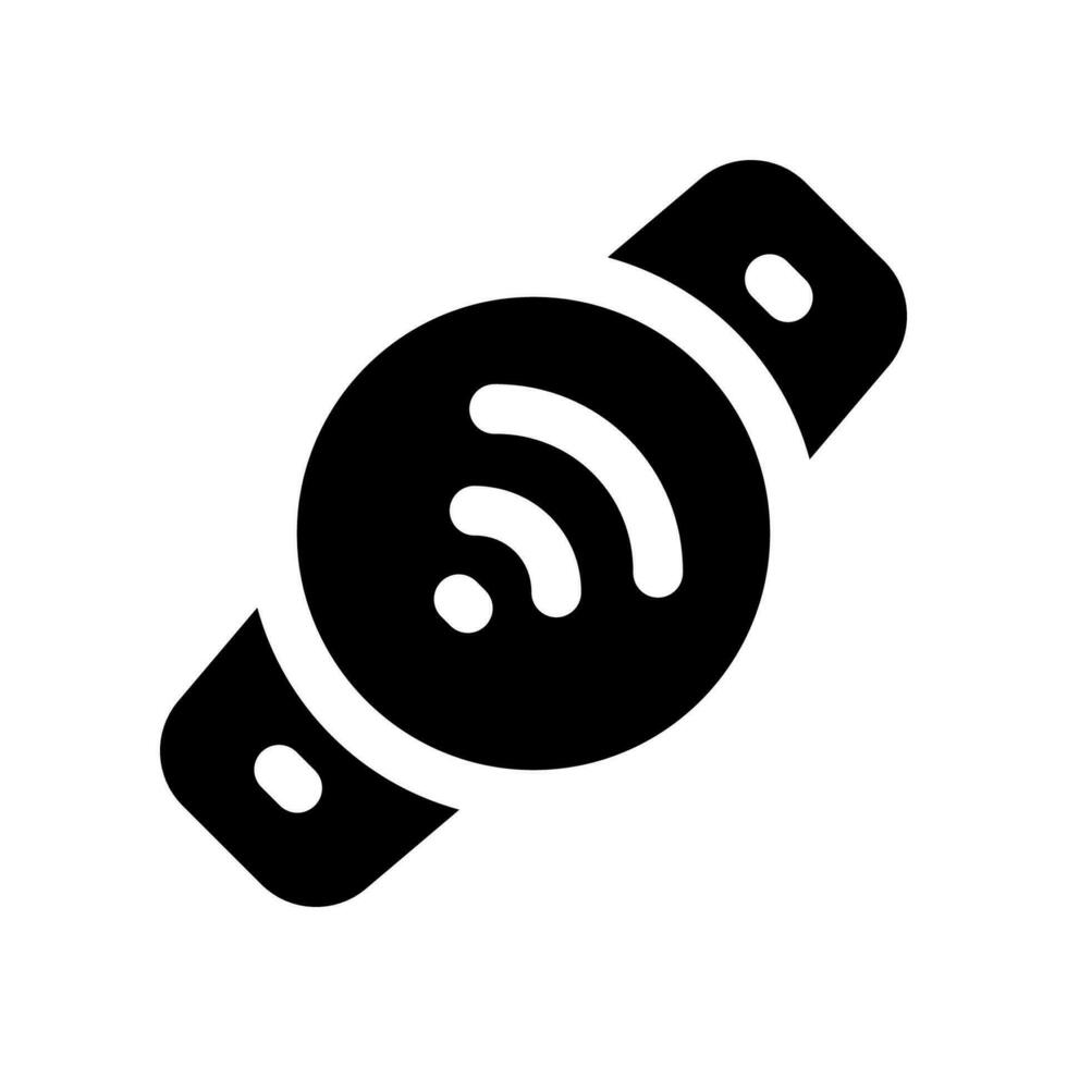 Smartwatch solide Symbol. Vektor Symbol zum Ihre Webseite, Handy, Mobiltelefon, Präsentation, und Logo Design.