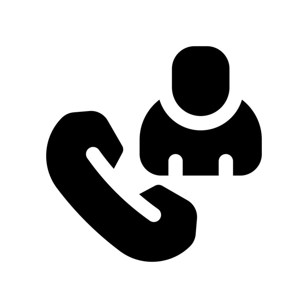 Telefon Anruf solide Symbol. Vektor Symbol zum Ihre Webseite, Handy, Mobiltelefon, Präsentation, und Logo Design.