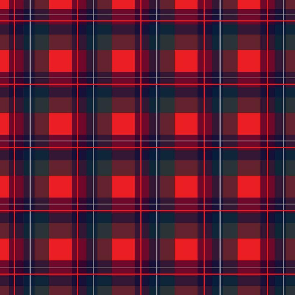 Weihnachten dekorativ Plaid Textil- Muster vektor