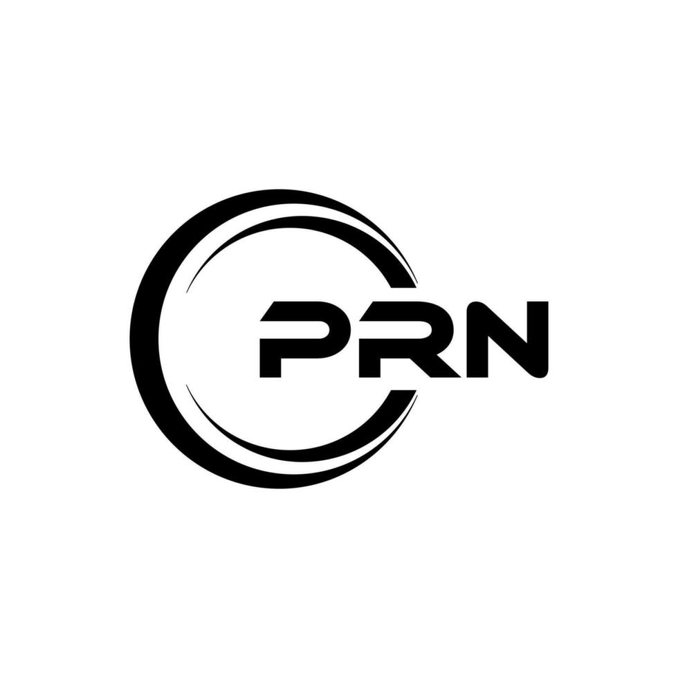 prn brev logotyp design, inspiration för en unik identitet. modern elegans och kreativ design. vattenmärke din Framgång med de slående detta logotyp. vektor