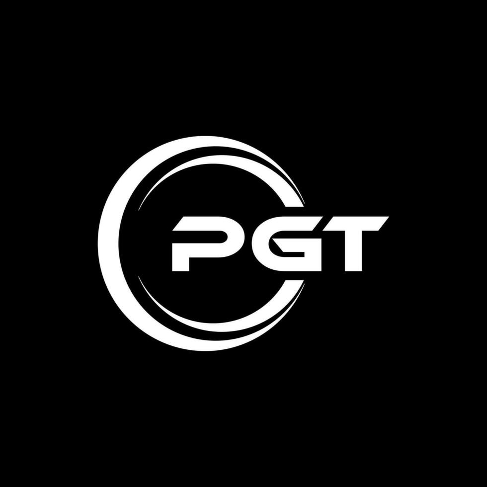 pgt Brief Logo Design, Inspiration zum ein einzigartig Identität. modern Eleganz und kreativ Design. Wasserzeichen Ihre Erfolg mit das auffällig diese Logo. vektor