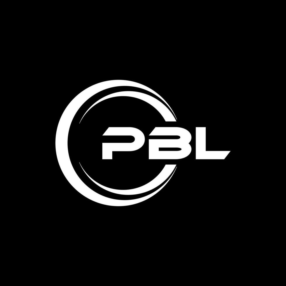 pbl Brief Logo Design, Inspiration zum ein einzigartig Identität. modern Eleganz und kreativ Design. Wasserzeichen Ihre Erfolg mit das auffällig diese Logo. vektor