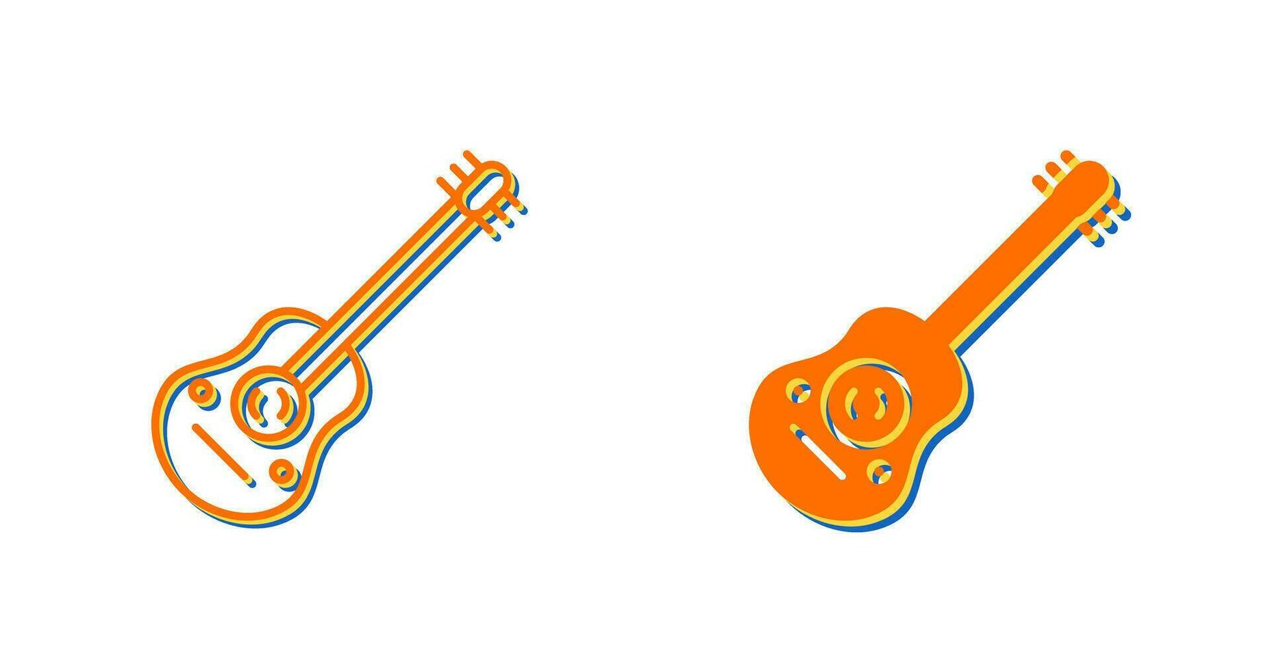 Gitarrenvektorsymbol vektor