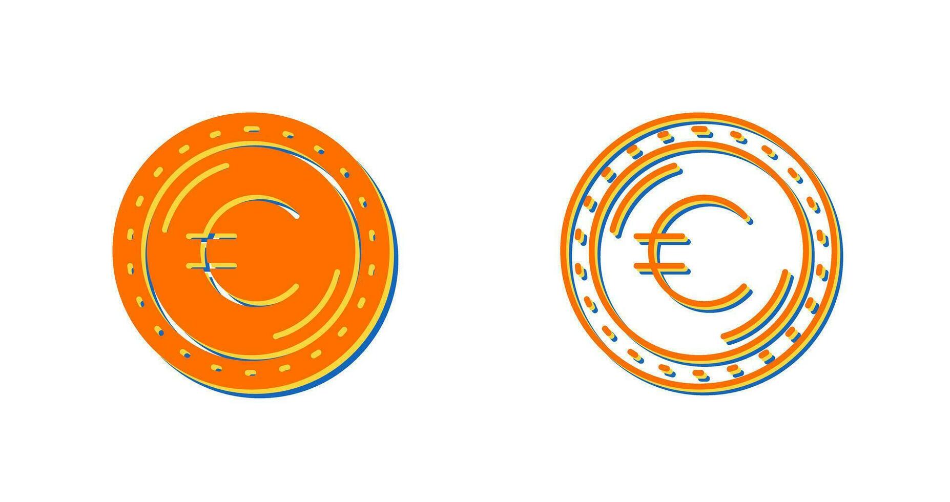Euro-Währungsvektorsymbol vektor