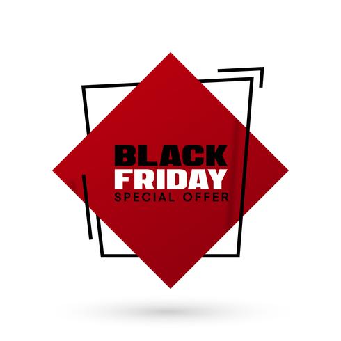 Black Friday-Verkaufsvektorabbildung vektor