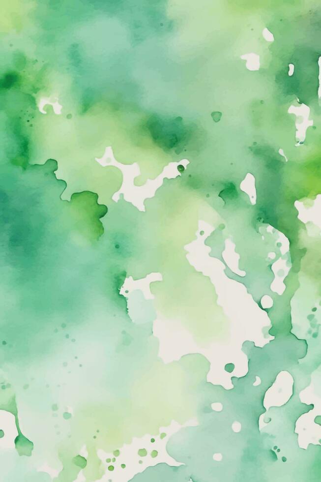 grüner aquarellhintergrund vektor