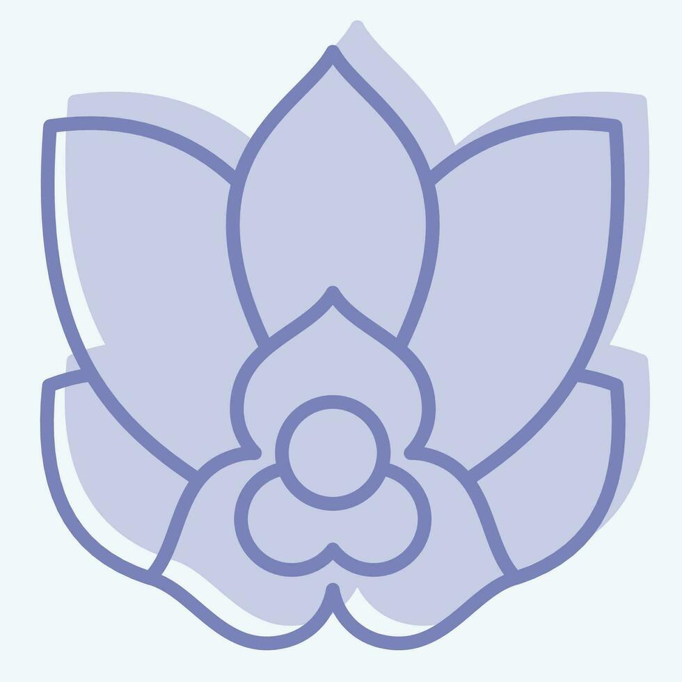 Symbol Rumdul. verbunden zu Kambodscha Symbol. zwei Ton Stil. einfach Design editierbar. einfach Illustration vektor