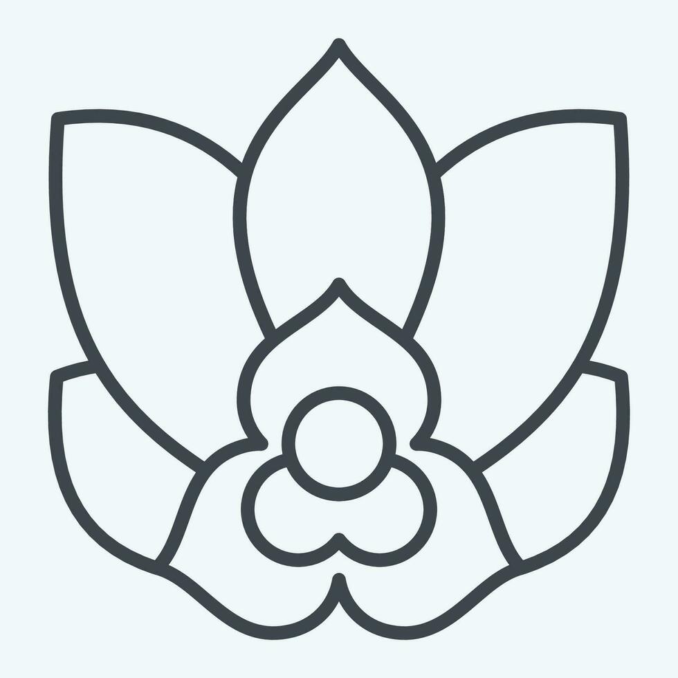 ikon rumdul. relaterad till cambodia symbol. linje stil. enkel design redigerbar. enkel illustration vektor